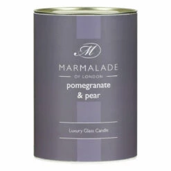 Marmalade Of London Pomegranate & Pear 230g Luxury Glass Soy Candle 15 Marmalade Of London Pomegranate & Pear 230g Luxury Glass Soy Candle -gifts shop marmalade of london 12118 pomegranate pear 230g luxury glass candle 4