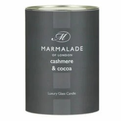 Marmalade Of London Cashmere & Cocoa 230g Luxury Glass Soy Candle -gifts shop marmalade of london 12125 cashmere cocoa 230g luxury glass candle 4