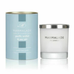 Marmalade Of London Pacific Orchid & Sea Salt 230g Luxury Glass Soy Candle