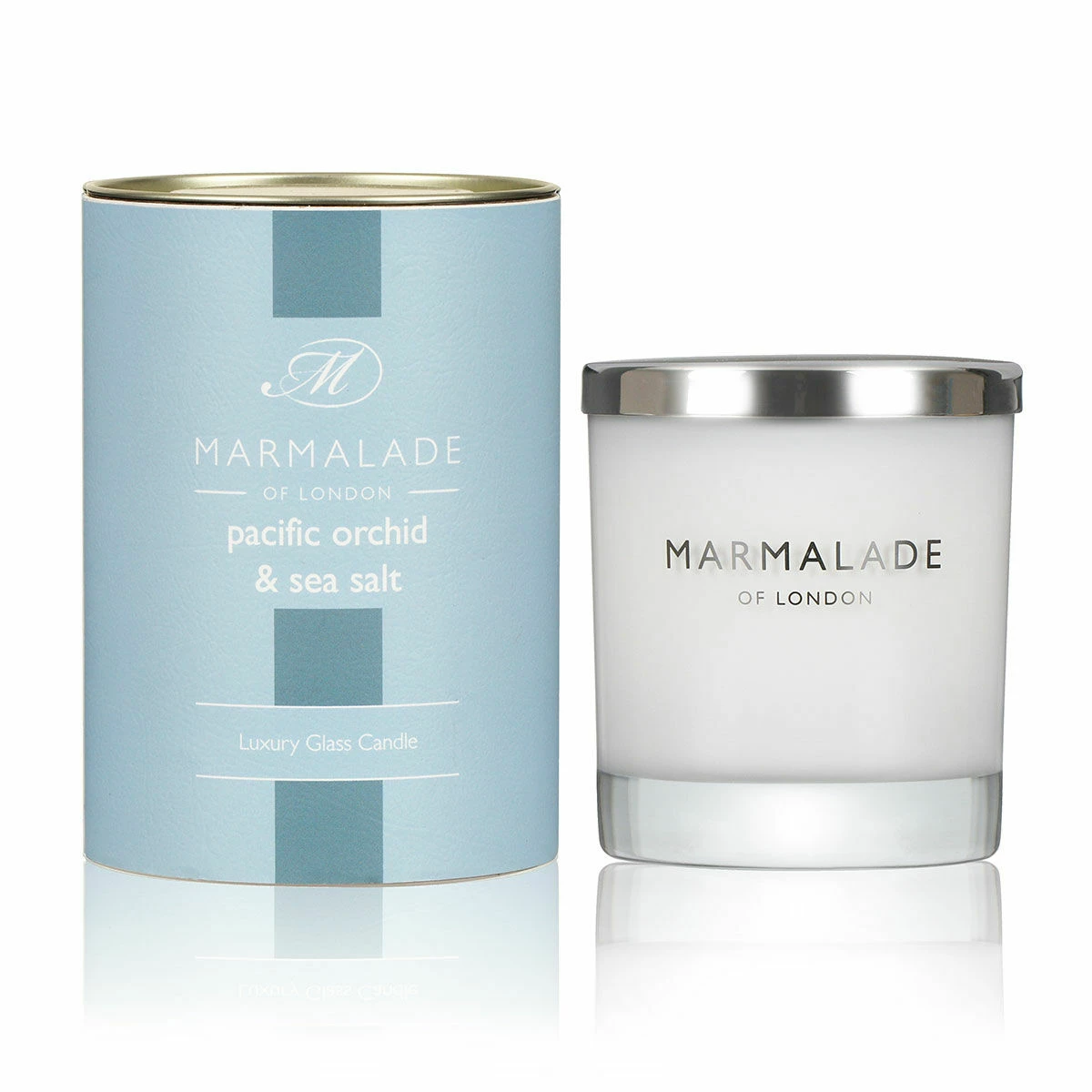 Marmalade Of London Pacific Orchid & Sea Salt 230g Luxury Glass Soy Candle 1 Marmalade Of London Pacific Orchid & Sea Salt 230g Luxury Glass Soy Candle