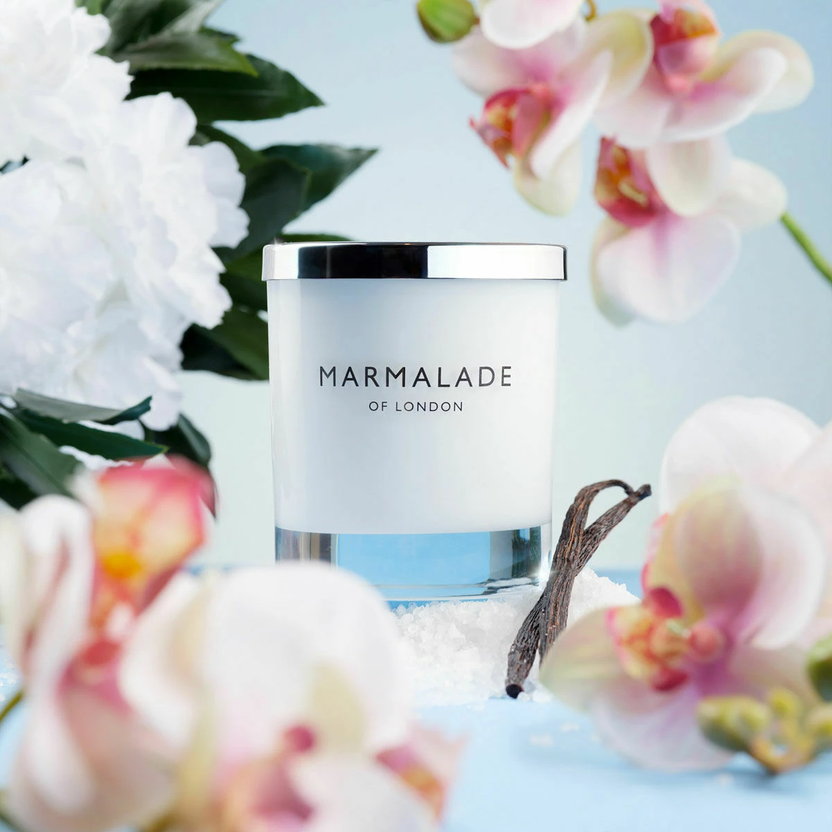 Marmalade Of London Pacific Orchid & Sea Salt 230g Luxury Glass Soy Candle 7 Marmalade Of London Pacific Orchid & Sea Salt 230g Luxury Glass Soy Candle - Image 7