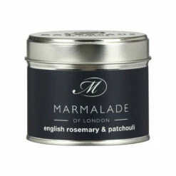 Marmalade Of London English Rosemary & Patchouli 210g Tin Soy Candle -gifts shop marmalade of london 12804 english rosemary patchouli 210g tin soy candle 4