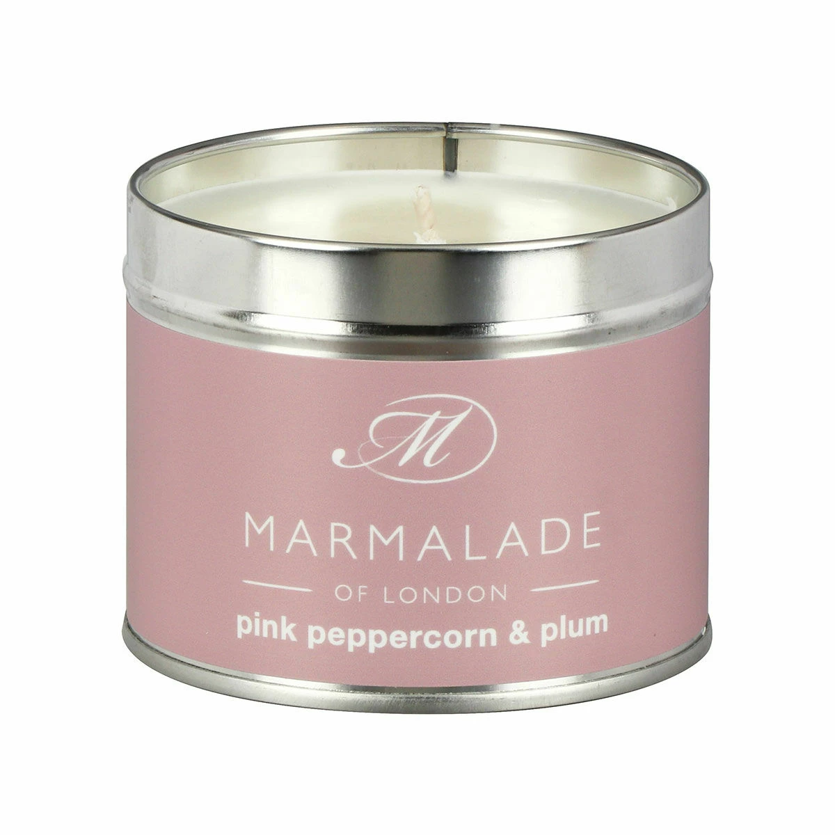 Marmalade Of London Pink Peppercorn & Plum 210g Tin Soy Candle 3 Marmalade Of London Pink Peppercorn & Plum 210g Tin Soy Candle - Image 3