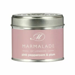Marmalade Of London Pink Peppercorn & Plum 210g Tin Soy Candle 13 Marmalade Of London Pink Peppercorn & Plum 210g Tin Soy Candle -gifts shop marmalade of london 12859 pink peppercorn plum 210g tin soy candle 4