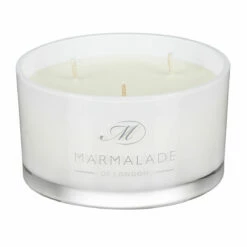 Marmalade Of London Bergamot & Soft Rose 400g 3 Wick Glass Soy Candle 10 Marmalade Of London Bergamot & Soft Rose 400g 3 Wick Glass Soy Candle -gifts shop marmalade of london 12897 bergamot soft rose 400g 3 wick glass candle 2