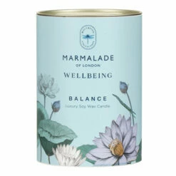 Marmalade Of London Balance 230g Wellbeing Glass Soy Candle -gifts shop marmalade of london 13771 balance 230g wellbeing glass candle 4