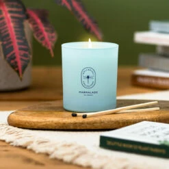 Marmalade Of London Balance 230g Wellbeing Glass Soy Candle -gifts shop marmalade of london 13771 balance 230g wellbeing glass candle lifestyle 3