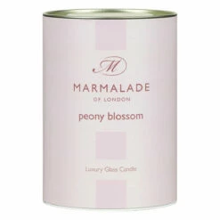 Marmalade Of London Peony Blossom 230g Luxury Glass Soy Candle -gifts shop marmalade of london 14051 peony blossom 230g luxury glass candle 4