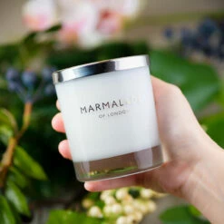 Marmalade Of London Prosecco & Juniper 230g Luxury Glass Soy Candle 19 Marmalade Of London Prosecco & Juniper 230g Luxury Glass Soy Candle -gifts shop marmalade of london 19902 prosecco juniper 230g luxury glass candle lifestyle 2 1