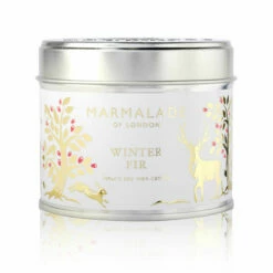 Marmalade Of London Winter Fir 210g Tin Soy Christmas Candle
