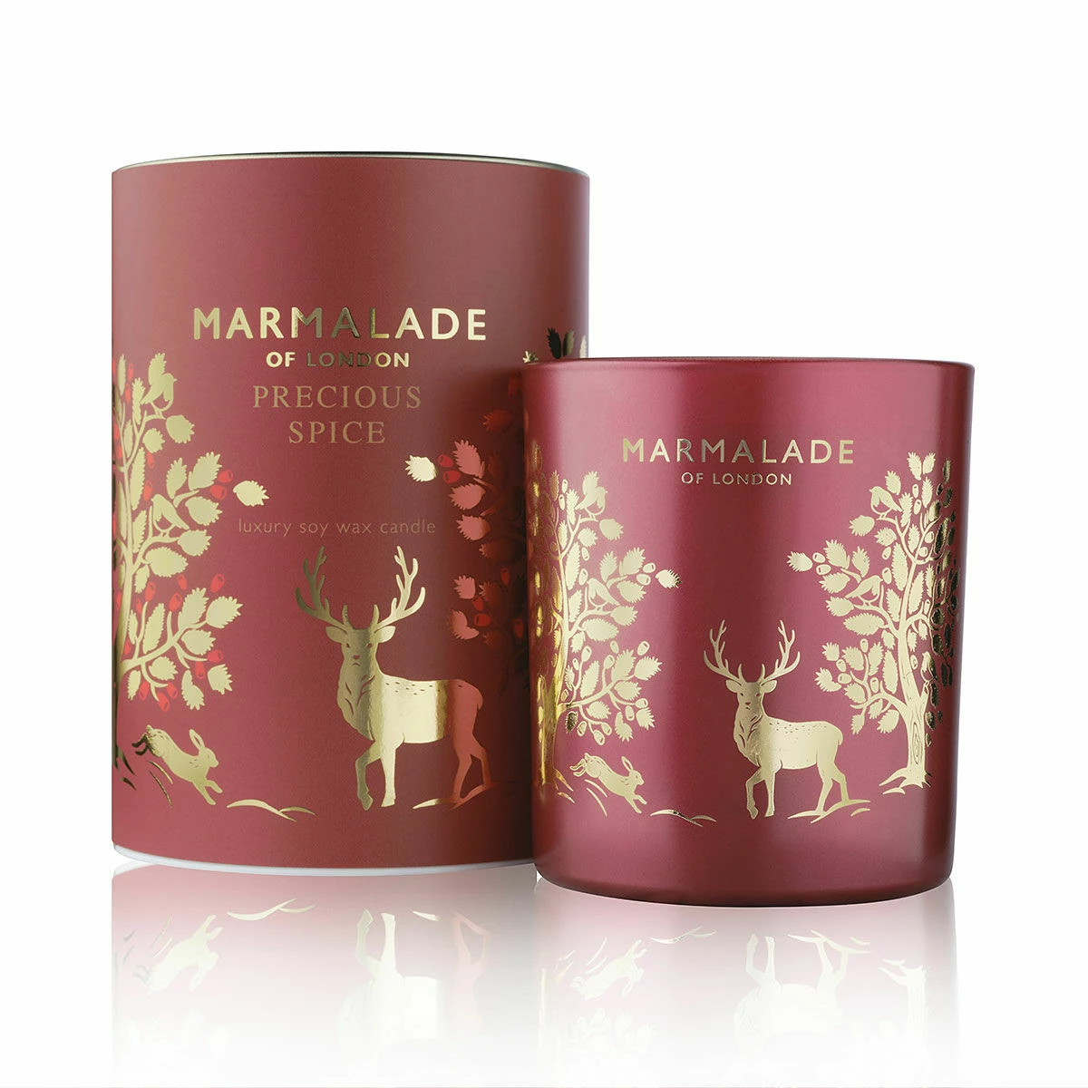 Marmalade Of London Precious Spice 230g Luxury Glass Soy Christmas Candle 1 Marmalade Of London Precious Spice 230g Luxury Glass Soy Christmas Candle