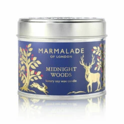 Marmalade Of London Midnight Woods 210g Tin Soy Christmas Candle