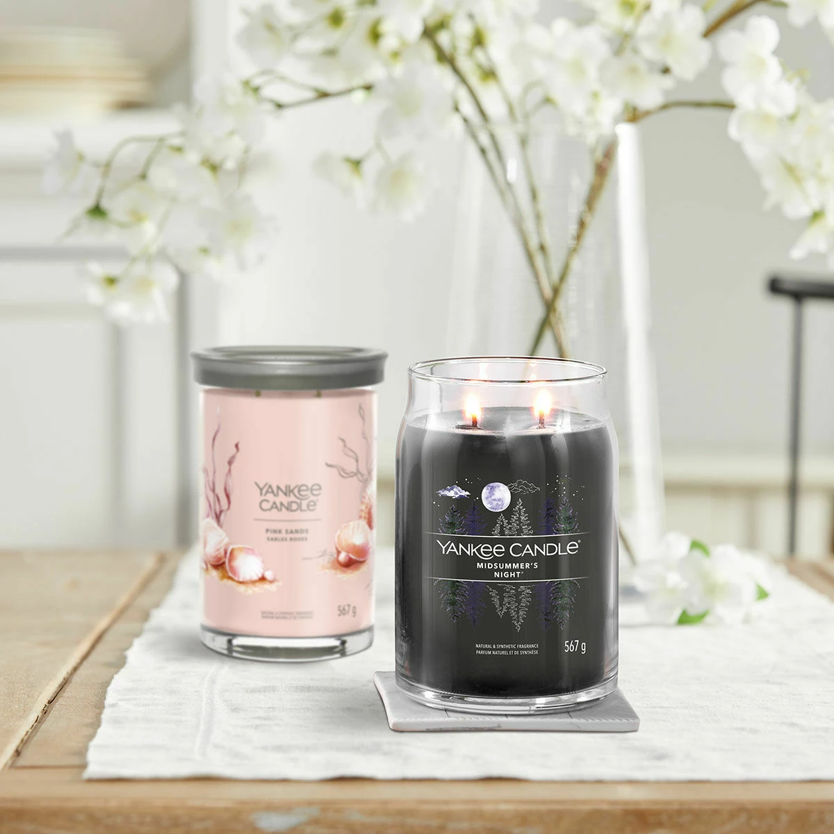 Yankee Candle Pink Sands Signature Large Tumbler Candle 5 Yankee Candle Pink Sands Signature Large Tumbler Candle - Image 5