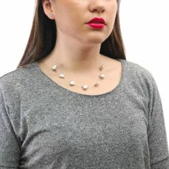 Carrie Elspeth Brushed Silver Hearts Necklace 7 Carrie Elspeth Brushed Silver Hearts Necklace -gifts shop n1523 carrie elspeth jewellery 11