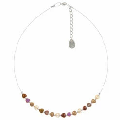 Carrie Elspeth Gold Hearts Links Necklace 7 Carrie Elspeth Gold Hearts Links Necklace -gifts shop n1800