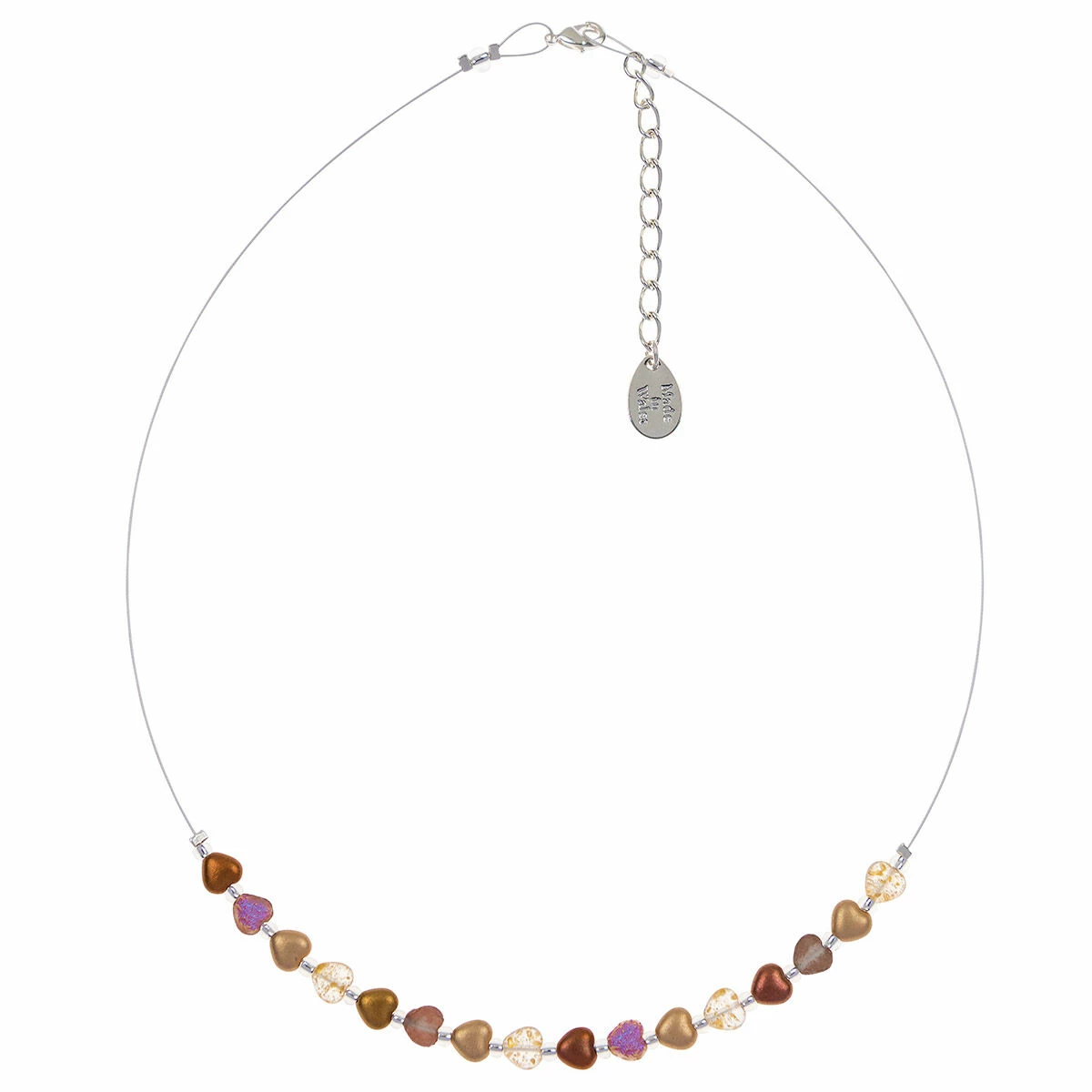 Carrie Elspeth Gold Hearts Links Necklace 3 Carrie Elspeth Gold Hearts Links Necklace - Image 3