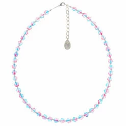 Carrie Elspeth Blue & Pink Twinkles Full Necklace 7 Carrie Elspeth Blue & Pink Twinkles Full Necklace -gifts shop n1806