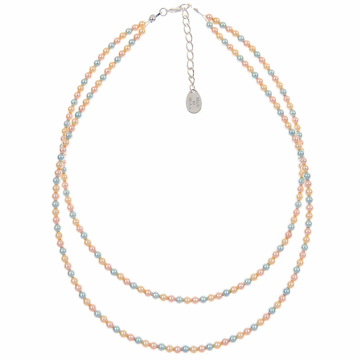Carrie Elspeth Multi Pearl Double Strand Necklace 3 Carrie Elspeth Multi Pearl Double Strand Necklace - Image 3