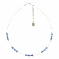 Carrie Elspeth Blue & Pink Filaments Spaced Necklace 6 Carrie Elspeth Blue & Pink Filaments Spaced Necklace -gifts shop n1830 carrie elspeth blue pink filaments spaced necklace ce