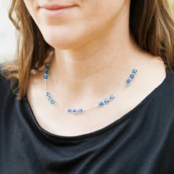 Carrie Elspeth Green & Purple Filaments Spaced Necklace 7 Carrie Elspeth Green & Purple Filaments Spaced Necklace -gifts shop n1832 carrie elspeth green purple filaments spaced necklace ls