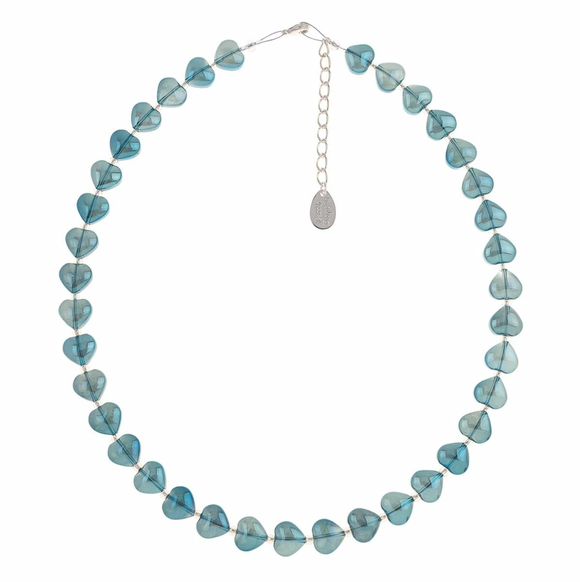 Carrie Elspeth Blue Shine Hearts Full Necklace 3 Carrie Elspeth Blue Shine Hearts Full Necklace - Image 3