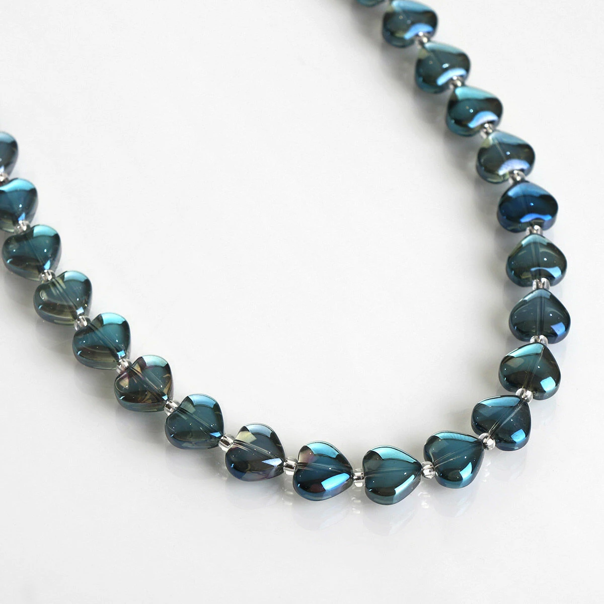 Carrie Elspeth Blue Shine Hearts Full Necklace 2 Carrie Elspeth Blue Shine Hearts Full Necklace - Image 2