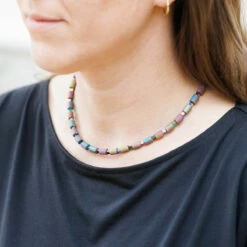 Carrie Elspeth Spectrum Lava Glimmer Full Necklace -gifts shop n1846 carrie elspeth spectrum lava glimmer full necklace ls