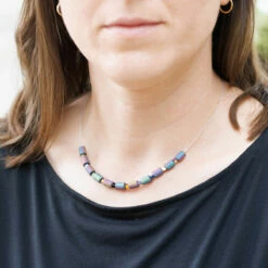 Carrie Elspeth Spectrum Lava Glimmer Links Necklace -gifts shop n1847 carrie elspeth spectrum lava glimmer links necklace ls