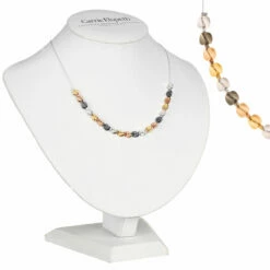 Carrie Elspeth Metallic Prisms Links Necklace