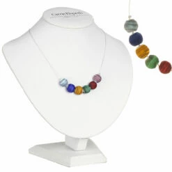 Carrie Elspeth Rainbow Strata Links Necklace