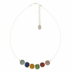 Carrie Elspeth Rainbow Strata Links Necklace -gifts shop n1863 carrie elspeth rainbow strata links necklace ce