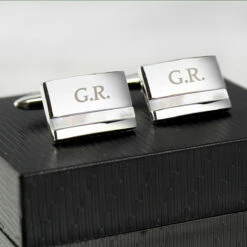 Personalised Mother Of Pearl Cufflinks -gifts shop p010414 2