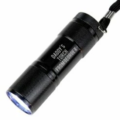 Personalised ‘Free Text’ Mini LED Torch -gifts shop p0104m89 4