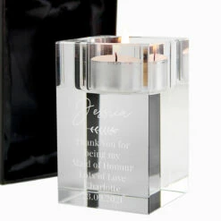 Personalised Leaf Glass Tea Light Holder 11 Personalised Leaf Glass Tea Light Holder -gifts shop p0107g47 personalised leaf free text glass tea light holder 6