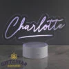 Personalised Free Text LED Colour Changing Desk Night Light