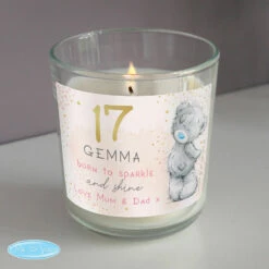 Me To You Personalised Sparkle & Shine Birthday Scented Jar Candle