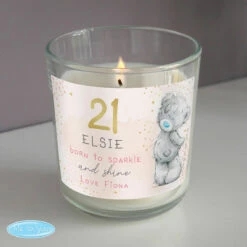 Me To You Personalised Sparkle & Shine Birthday Scented Jar Candle -gifts shop p0512ac32 personalised me to you sparkle and shine birthday scented jar candle 3