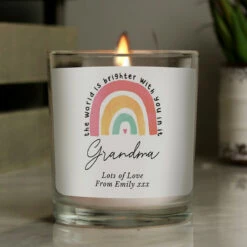 Personalised ‘You Make The World Brighter’ Rainbow Scented Jar Candle -gifts shop p0512ac39 1 1