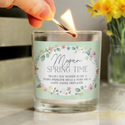 Personalised Springtime Jar Candle -gifts shop p0512ad69 3