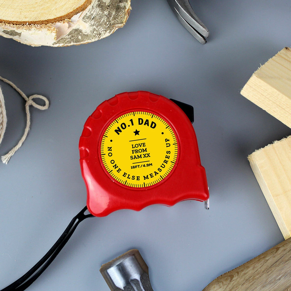 Personalised ‘No One Measures Up’ Tape Measure 1 Personalised ‘No One Measures Up’ Tape Measure