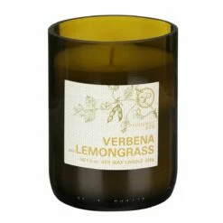 Paddywax Eco 226g Verbena And Lemongrass Green Recycled Glass Soy Candle -gifts shop paddywax eg06eu eco verbema lemongrass recycled glass candle 02