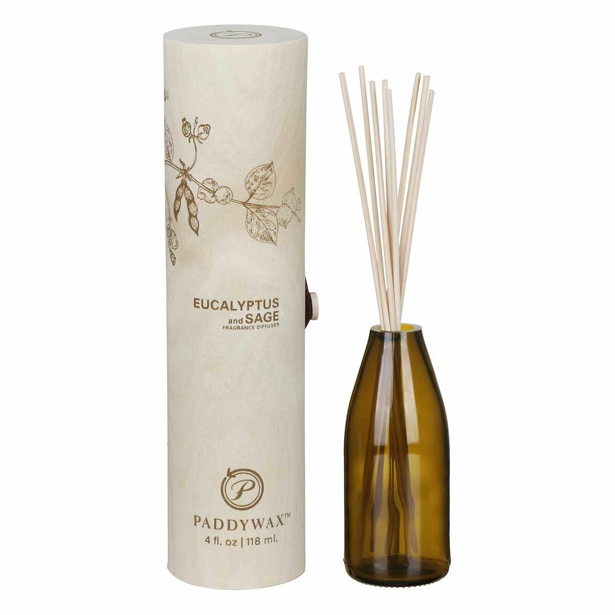 Paddywax Eco Eucalyptus And Sage Green Reed Diffuser 1 Paddywax Eco Eucalyptus And Sage Green Reed Diffuser