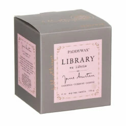 Paddywax Library 170g Jane Austen Boxed Soy Candle 7 Paddywax Library 170g Jane Austen Boxed Soy Candle -gifts shop paddywax gl02eu library candle 3