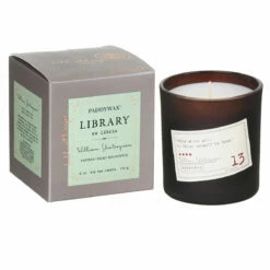 Paddywax Library 170g William Shakespeare Boxed Soy Candle