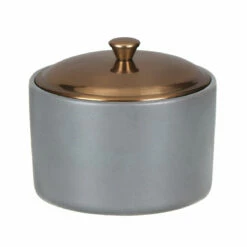 Paddywax Hygge 141g Vetiver & Cardamom Grey Ceramic Soy Candle