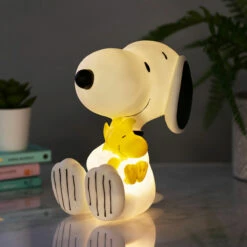 House Of Disaster Peanuts LED Snoopy & Woodstock Light