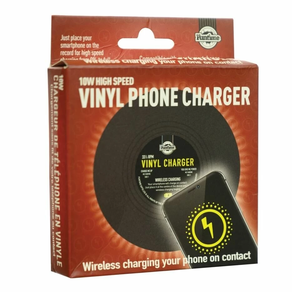 Funtime Vinyl Wireless Phone Charger 3 Funtime Vinyl Wireless Phone Charger - Image 3