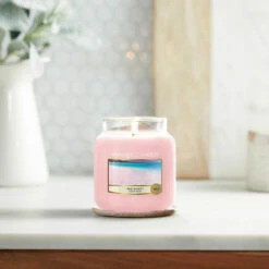 Yankee Candle Pink Sands Medium Jar Candle 5 Yankee Candle Pink Sands Medium Jar Candle -gifts shop pink sands medium jar