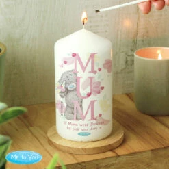 Me To You Personalised Mum Pillar Candle 6 Me To You Personalised Mum Pillar Candle -gifts shop pmc personalised p0409e25 me to you mum pillar candle 03