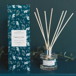 Toasted Crumpet ‘Black Pepper & Eucalyptus’ Reed Diffuser -gifts shop rd42 toasted crumpet black pepper eucalyptus reed diffuser
